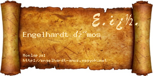 Engelhardt Ámos névjegykártya